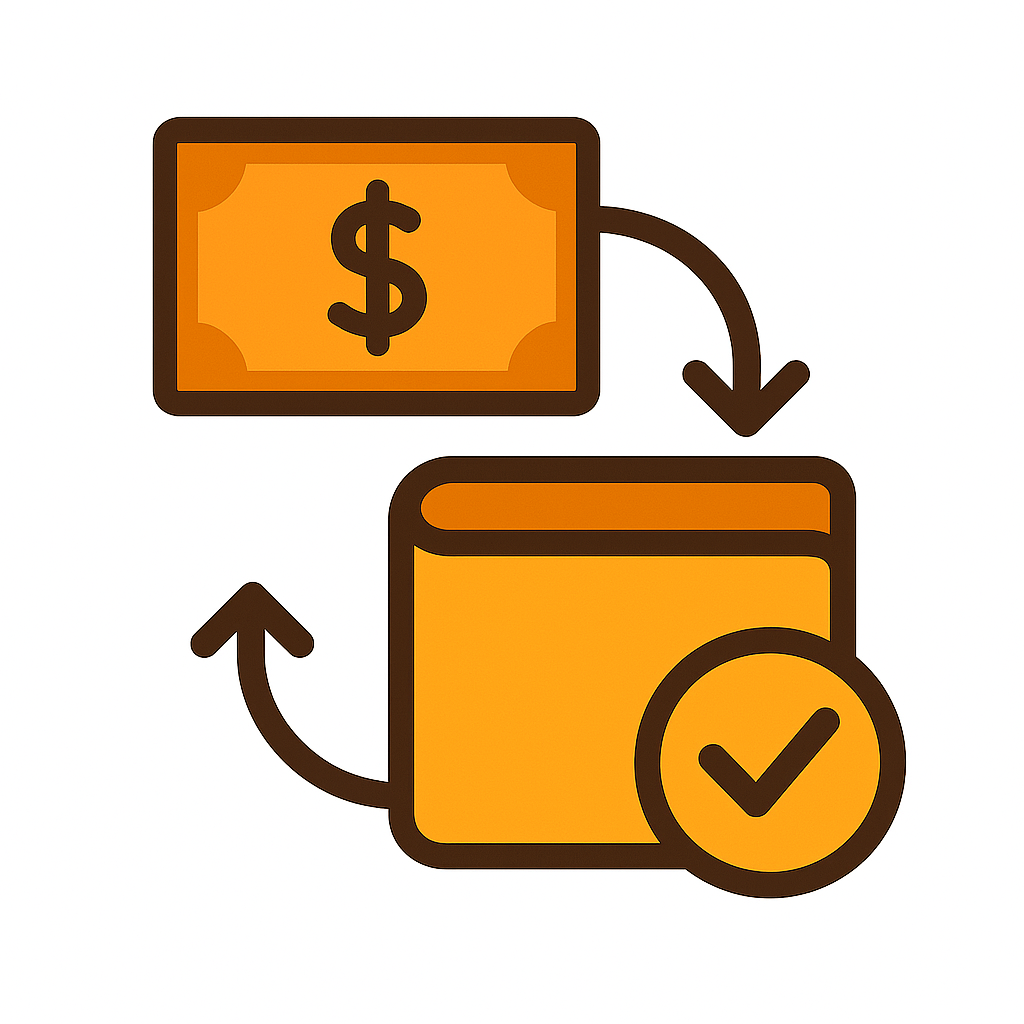 Envia as comissões para sua conta